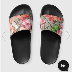 Floral GUCCI slides